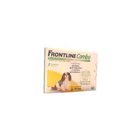 FRONTLINE SPOT ON COMBO PERROS 2 A 10 KG- 3 PTAS