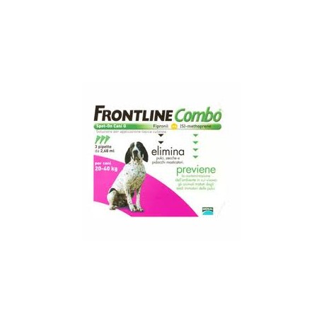 FRONTLINE SPOT ON COMBO PERROS 20 A 40 KG- 3 PTAS